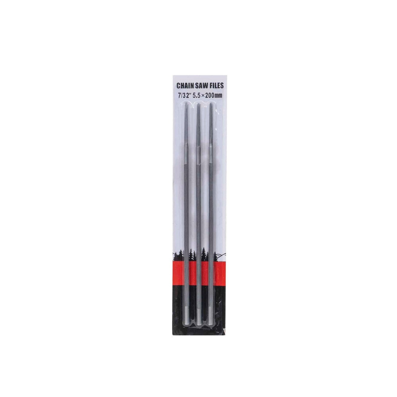 Set 3 pile pentru drujba 7/32"", 5.5x200mm pentru ascutire lant