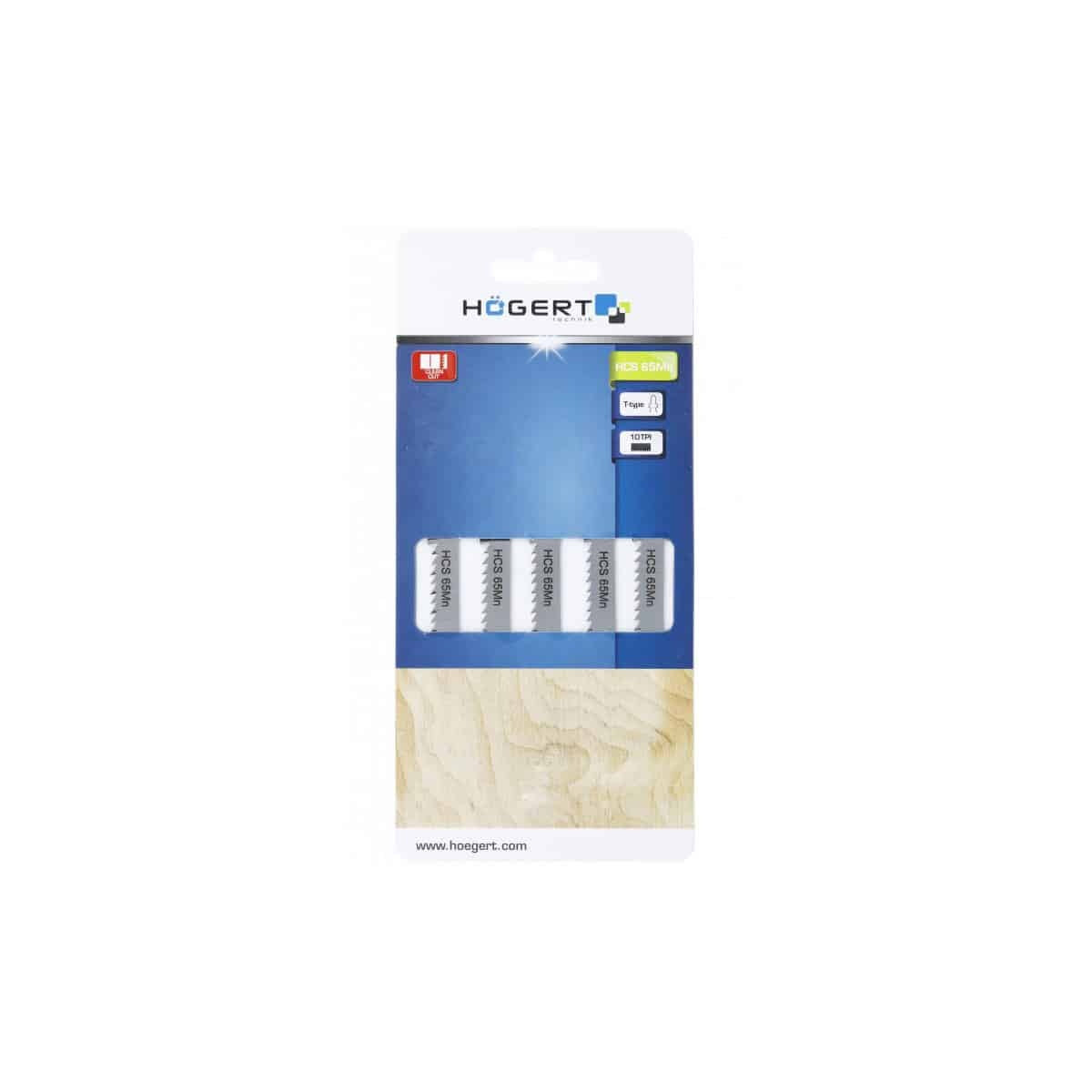 Set 5 lame pentru fierastrau electric, 100mm, 10TPI, otel HCS 65Mn
