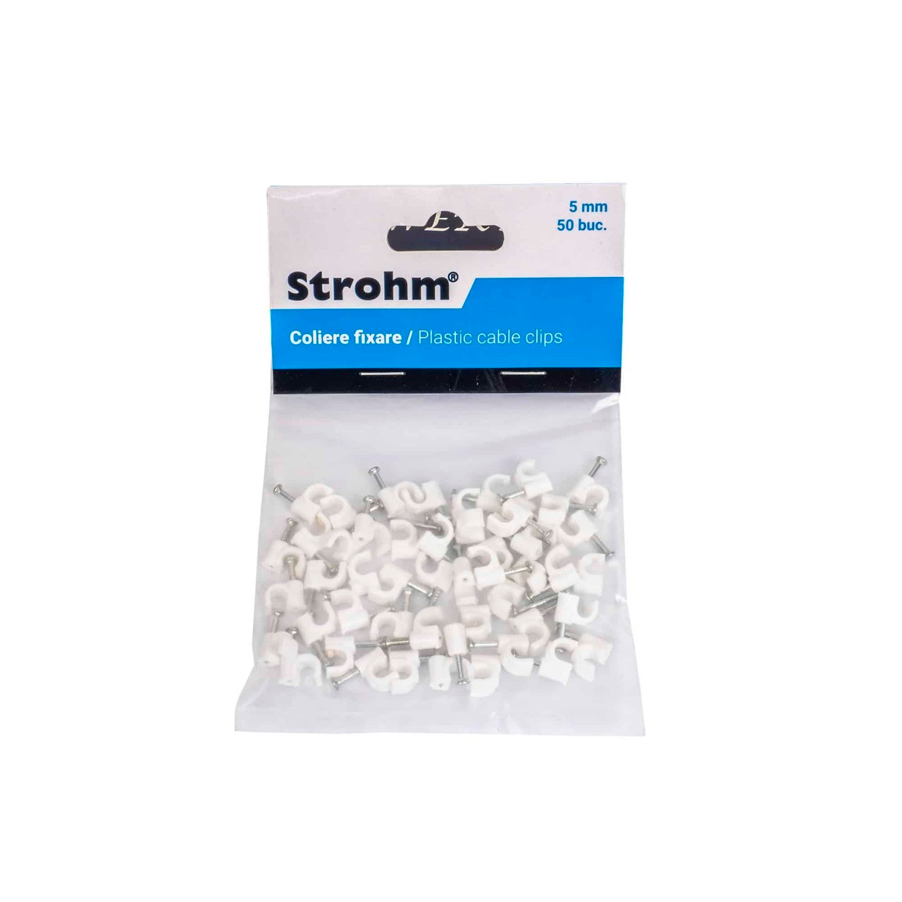 Set 50 cleme de fixare 5mm pentru diverse aplicatii