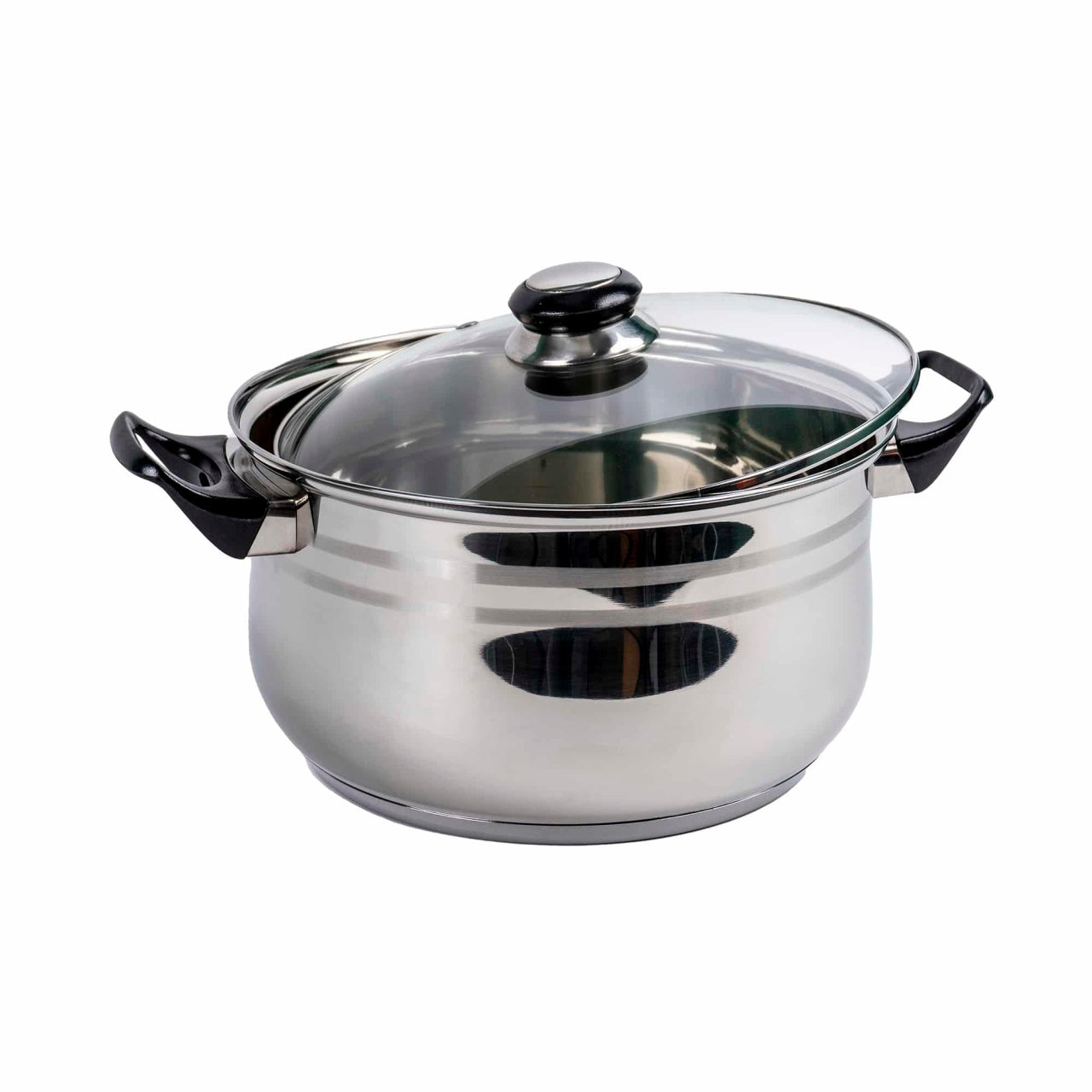 Set oale inox 12 piese cu cratite, tigaie si capace din sticla