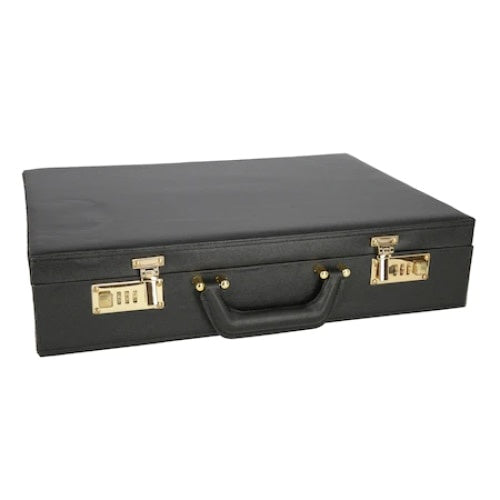 Set tacamuri din inox, FOXMAG24, cu diplomat negru, 72 piese