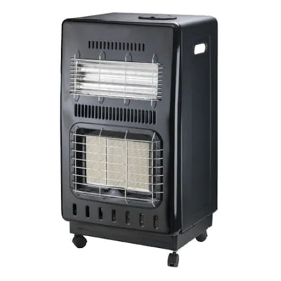 Soba pe gaz gpl si electric, putere nominala 4200W, suprafata incalzita 30 m, negru