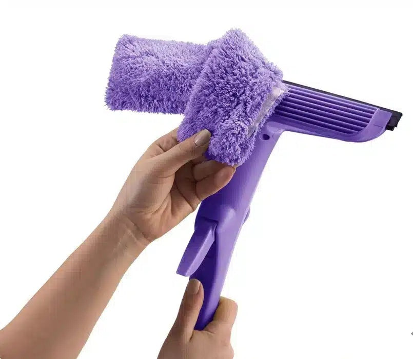 Stergator Spray 3 in 1 pentru geam cu pulverizator si laveta microfibra