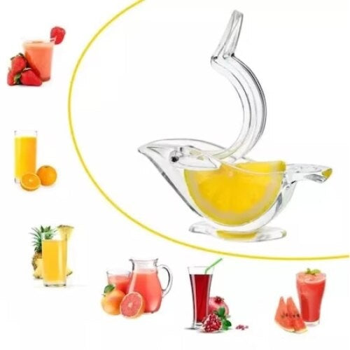 Storcator pentru felii de citrice, din plastic rezistent, compatibil frigider, transparent