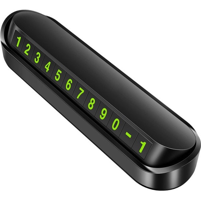 Suport numar telefon FOXMAG24®, numere magnetice, Black