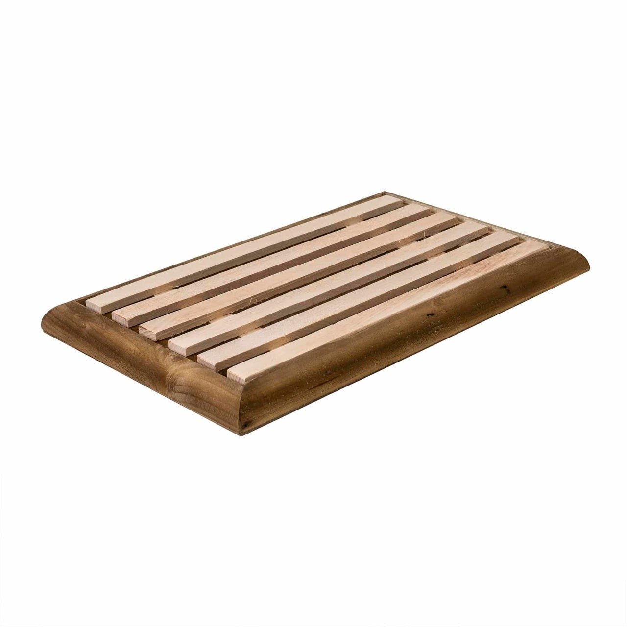 Suport pentru taiat paine cu gratar detasabil, 35x23 cm, lemn fag