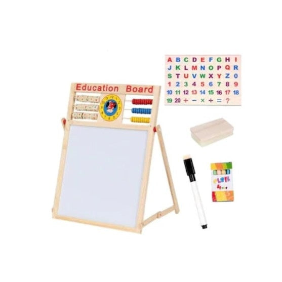 Tabla magnetica FOXMAG24 cu 2 fete, educationala, de scris si desenat pentru copii