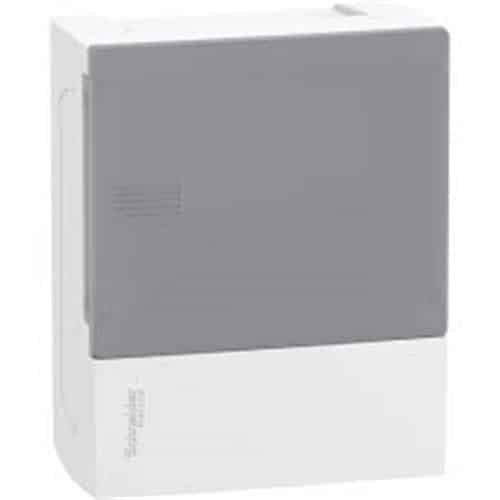 Tablou sigurante ingropat cu 12 module, alb, 2 randuri, dimensiuni 294x378x92 mm