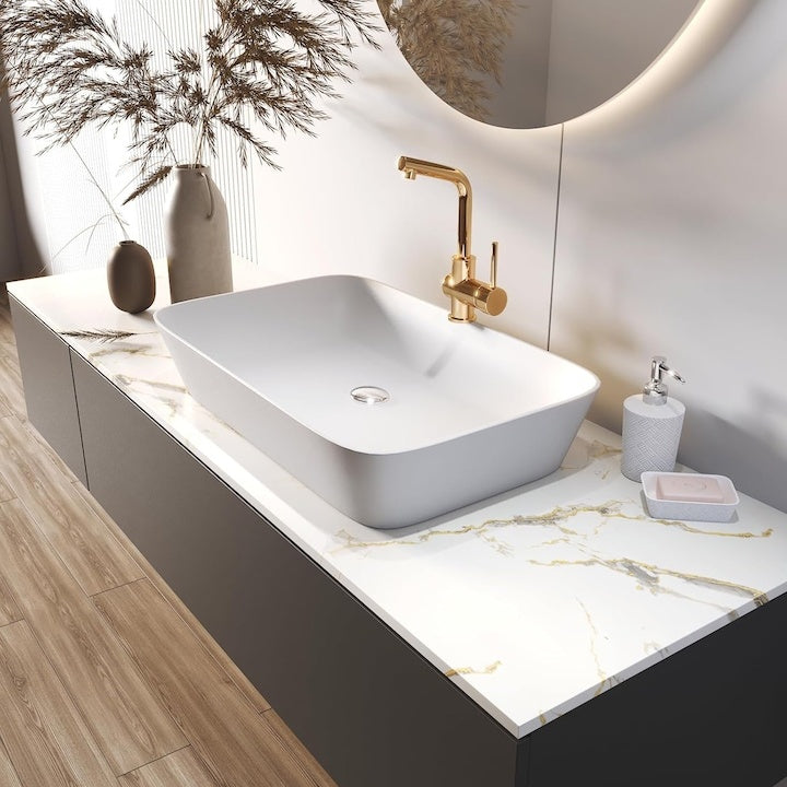 Tapet 3D autoadeziv, tip marmura, waterproof, adeziv puternic, usor de montat, pentru blaturi de bucatarie, mobilier, alb