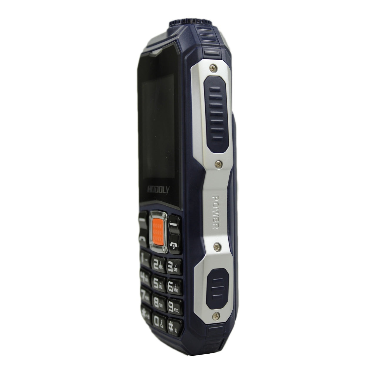 Telefon militar F8, Dual SIM, 3800 mAh, FM radio, Bluetooth, Lanterna, Albastru-Gri