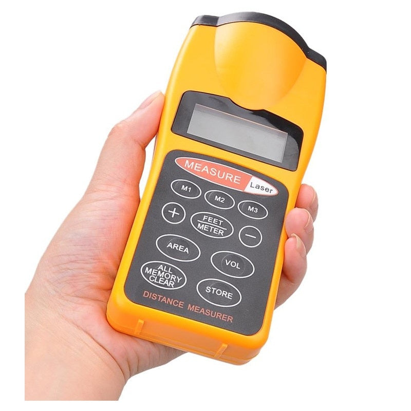 Telemetru cu laser CP-3007, 18 m, Galben/Negru