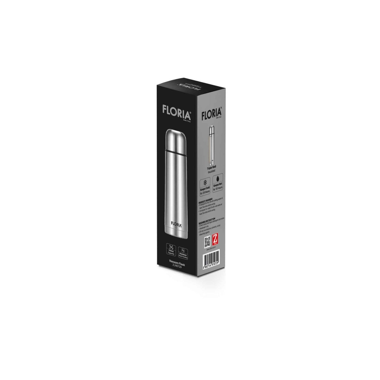 Termos inox 750ml cu capac etans si functie pahar, usor de curatat