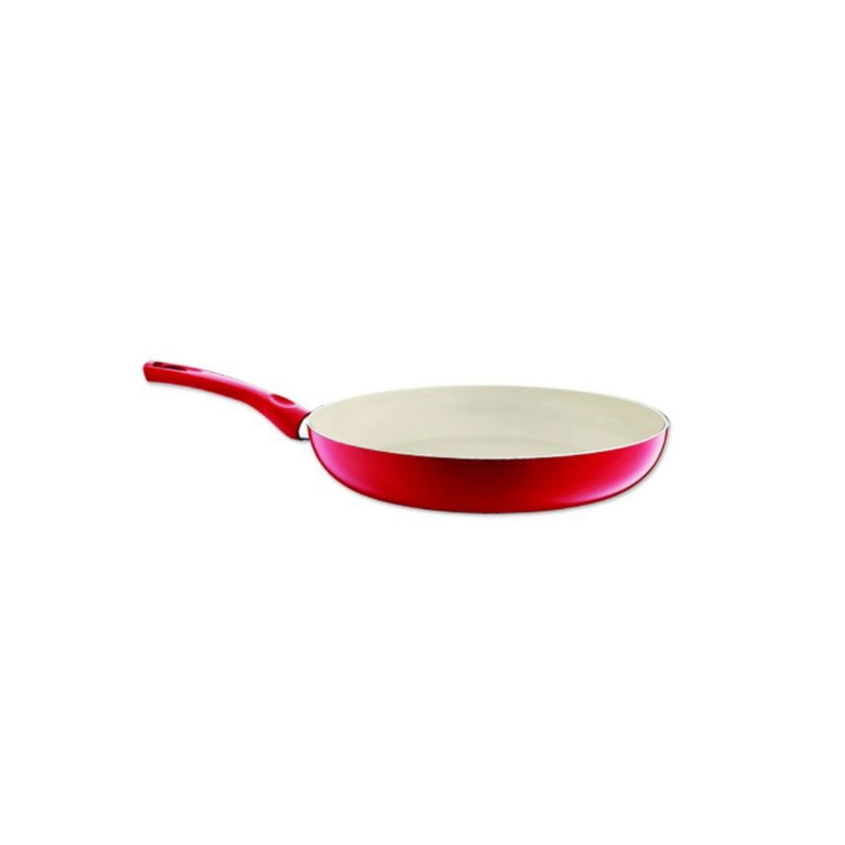 Tigaie aluminiu cu interior ceramic, diametru 24 cm, culoare rosie