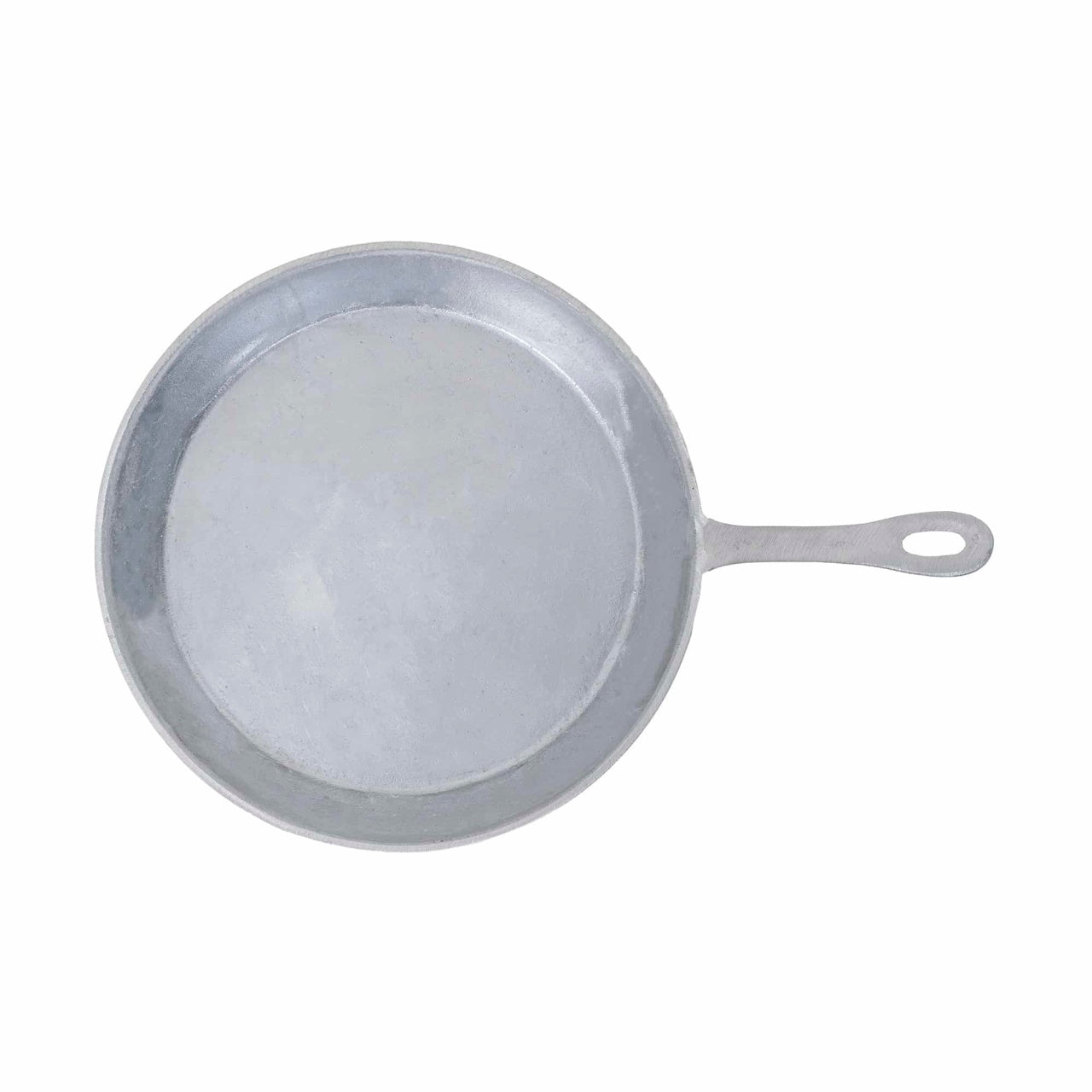 Tigaie plata din aluminiu cu coada, diametru 27 cm, inaltime 4.5 cm