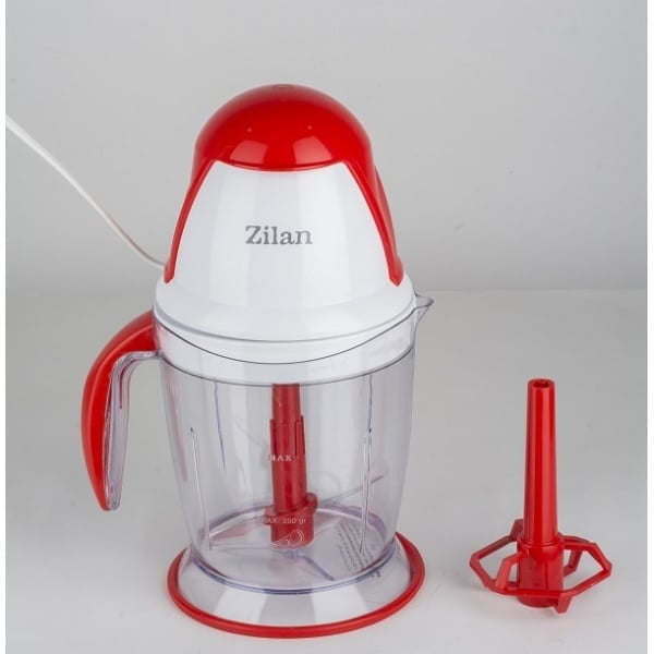 Tocator legume si fructe 500W cu vas plastic 1.5L si cutite inox detasabile