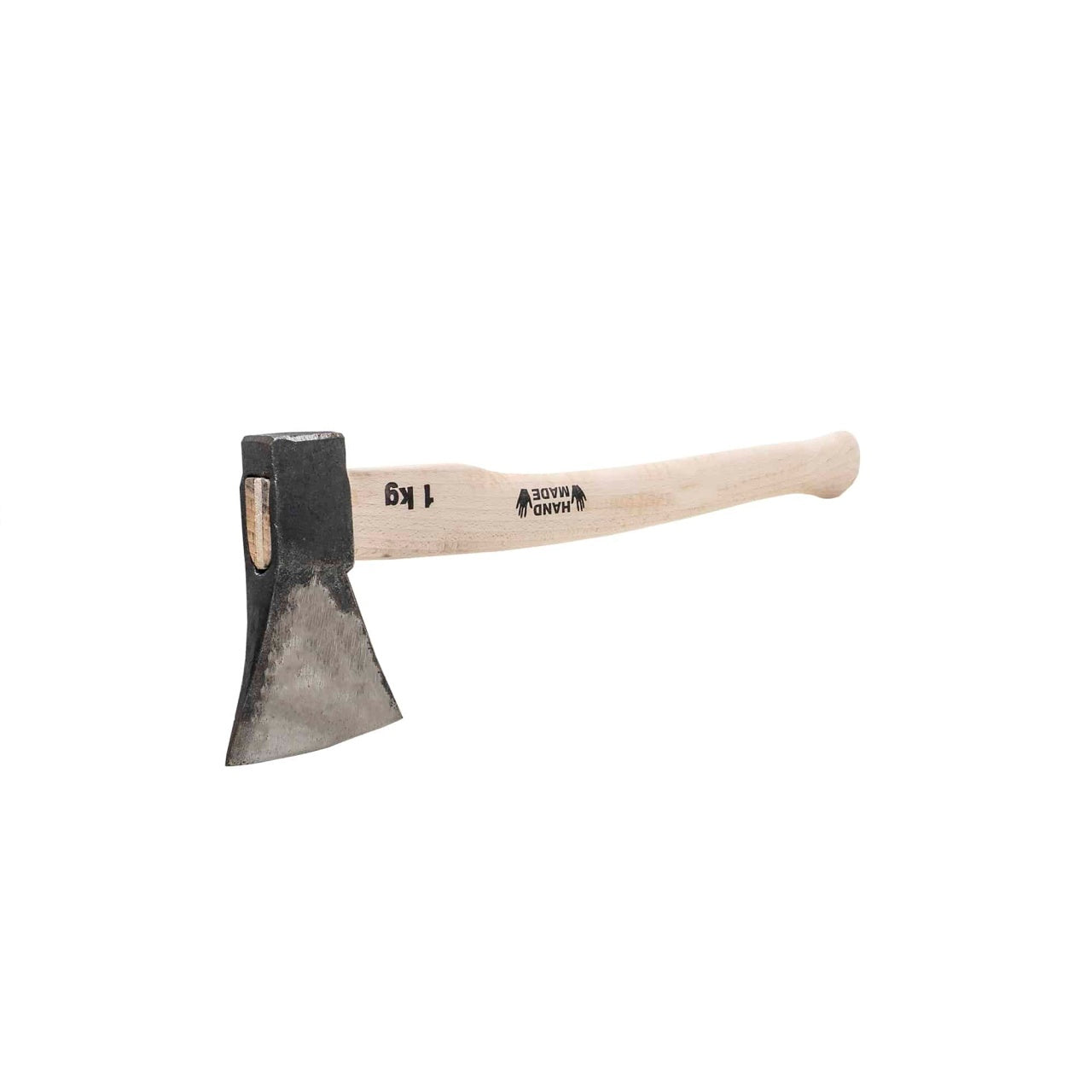 Topor forjat cu coada din lemn, greutate 1 kg, lama 16.5 cm, pentru despicat lemne