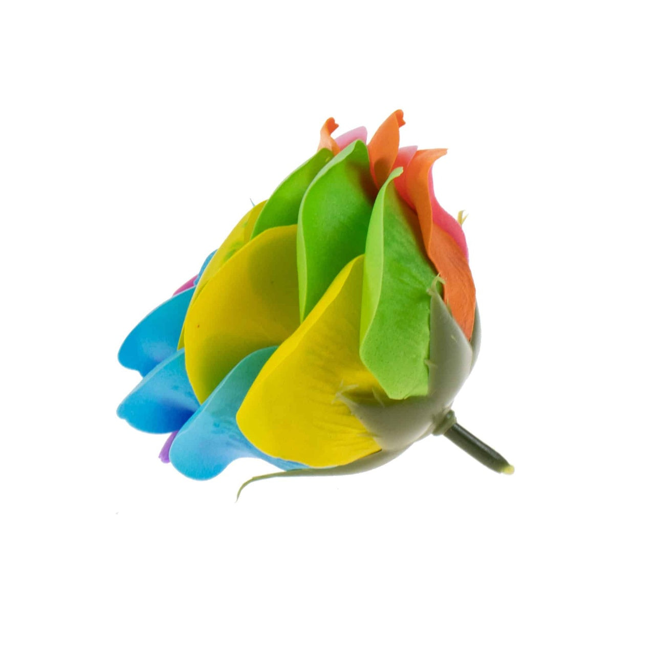 Trandafiri multicolori din sapun, set 9 bucati cu parfum fin