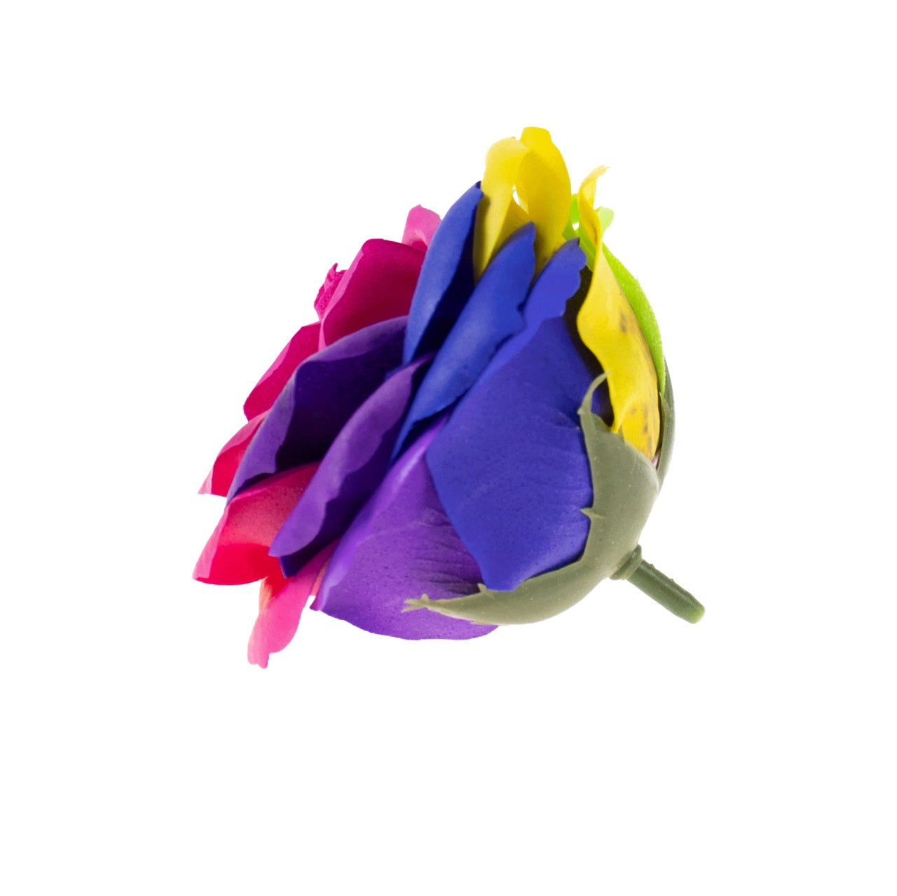 Trandafiri multicolori din sapun, set 9 bucati cu parfum fin