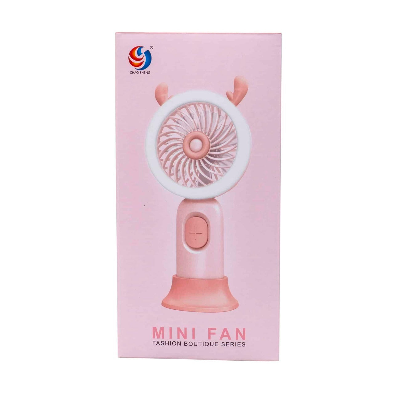 Ventilator de mana USB, 3.7W, 3 viteze, suport, verde, portabil