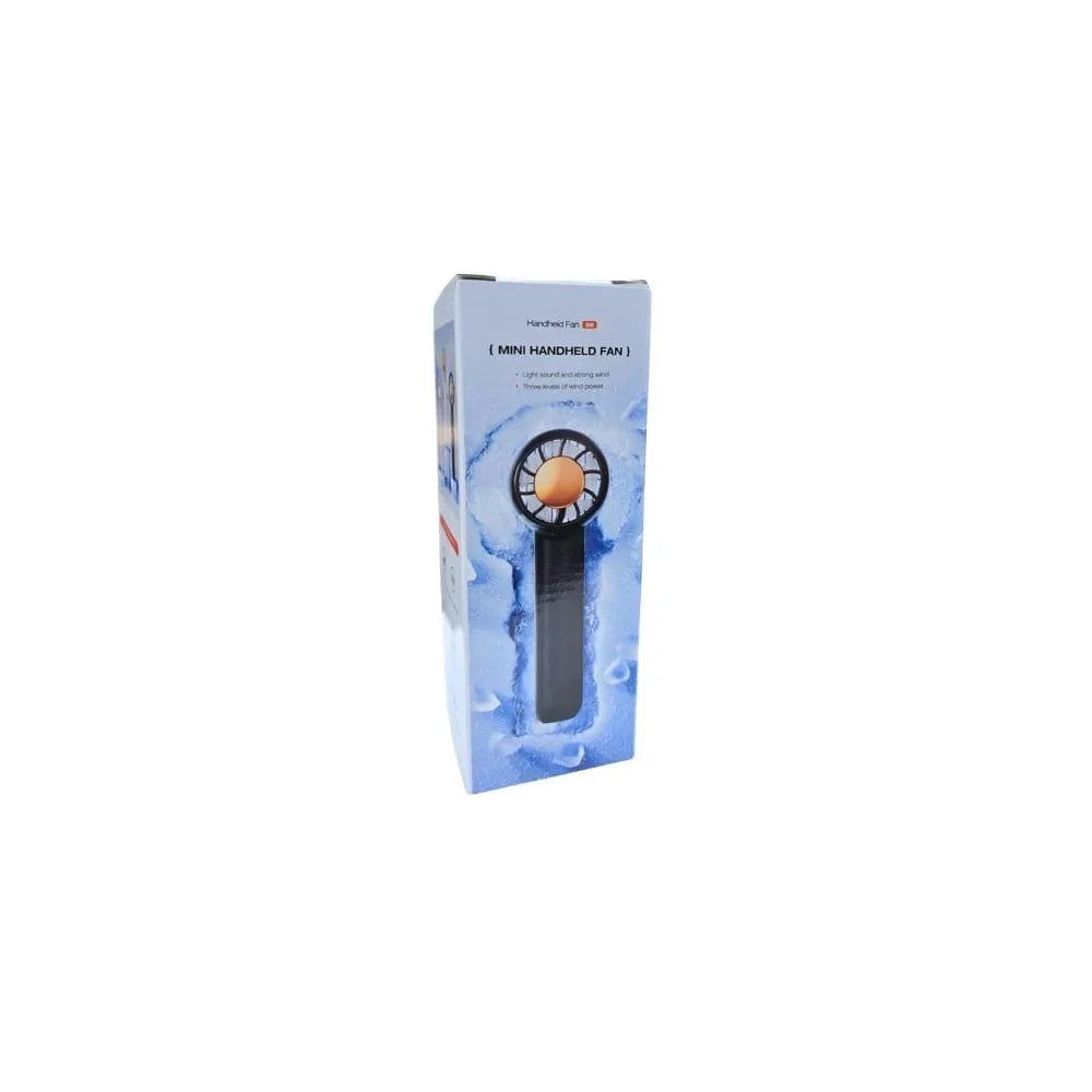 Ventilator portabil de mana, S6, incarcare USB, Negru