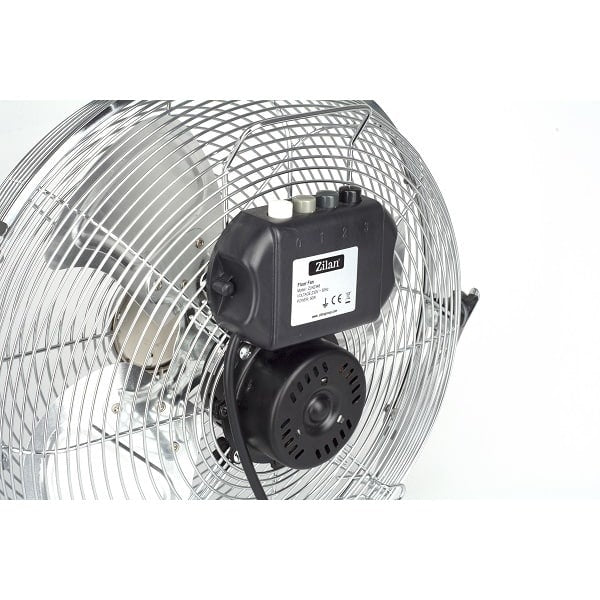 Ventilator rotund de podea, 3 viteze, putere 50W, diametru 36cm, inox