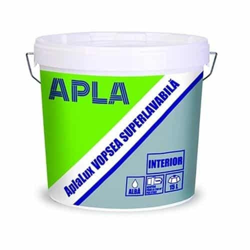 Vopsea superlavabila interior 2.5L Alb intens, acoperire uniforma si rezistenta la spalari