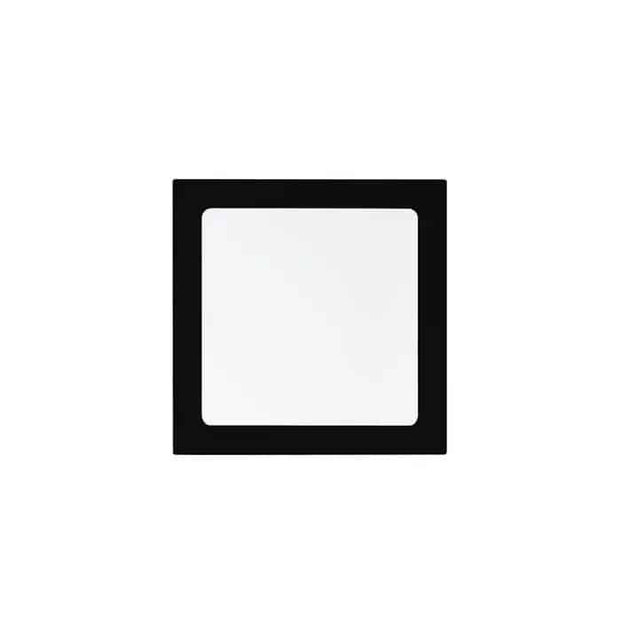 Spot LED patrat 12W, 3CCT, alimentare 160-265V, negru, Alexis