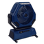 Ventilator portabil cu lanternă LED și display digital, reîncărcabil USB, ideal pentru camping, pescuit – albastru/negru