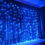 Perdea luminoasă LED, 3 × 1 m, albastră – imagine 1