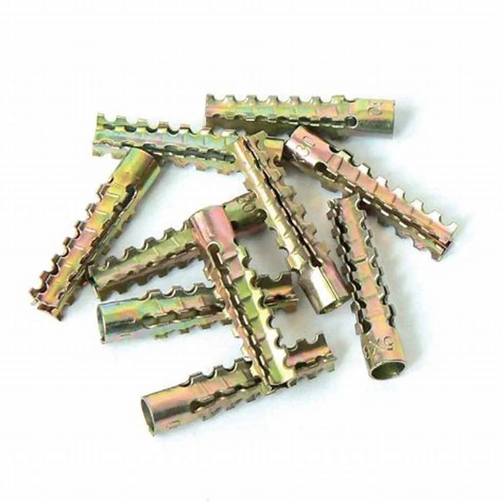 Diblu metalic cu gheara 8x60 mm, 50 bucati cutie, fixare sigura in beton