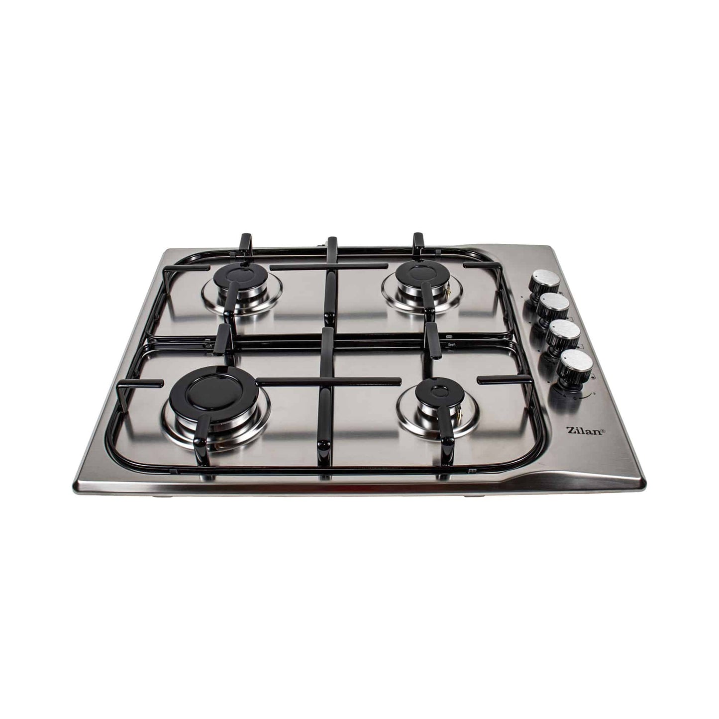 Pachet cuptor electric incorporabil 70L inox + plita gaz incorporabila + hota inox 2 motoare