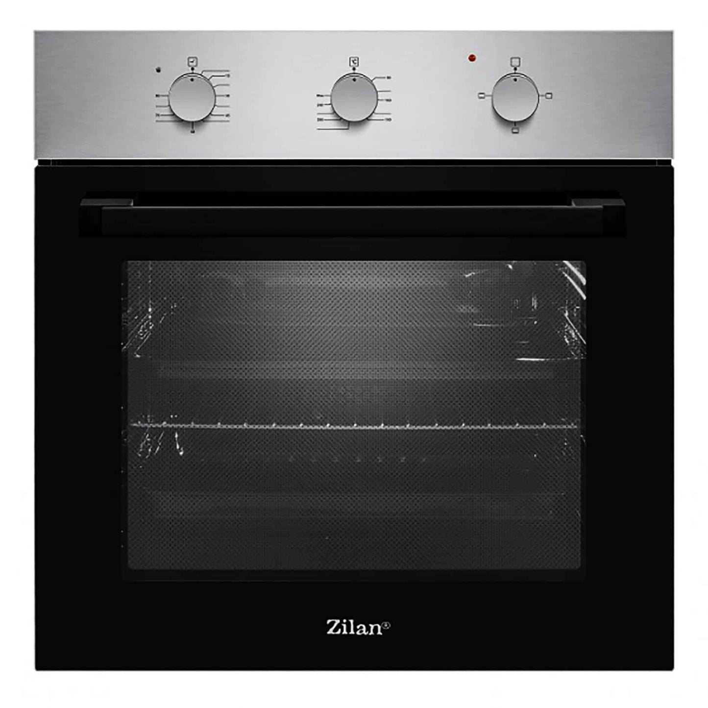 Pachet cuptor electric incorporabil 70L inox + plita gaz incorporabila + hota inox 2 motoare