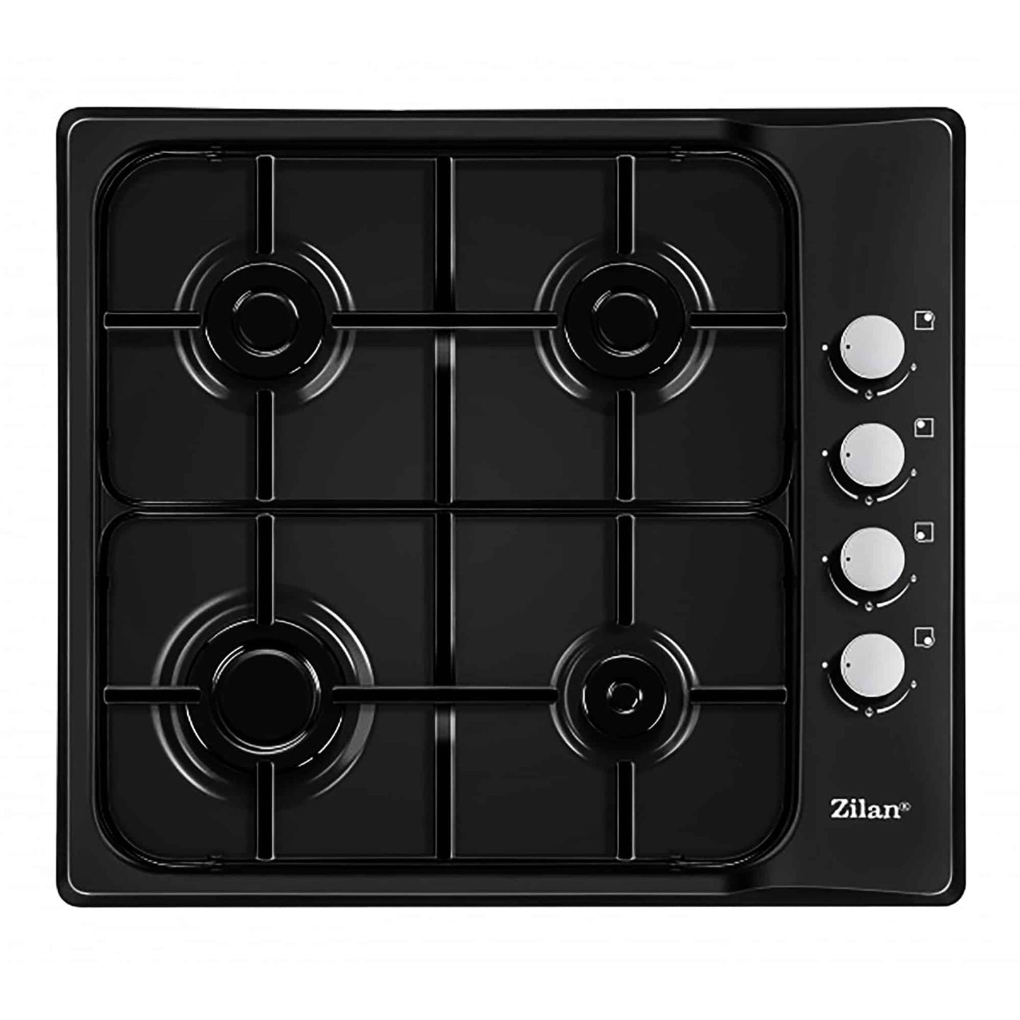 Pachet cuptor electric incorporabil 70L inox + plita gaz incorporabila + hota inox 2 motoare