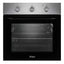 Pachet cuptor electric incorporabil 70L inox + plita gaz incorporabila + hota inox 2 motoare