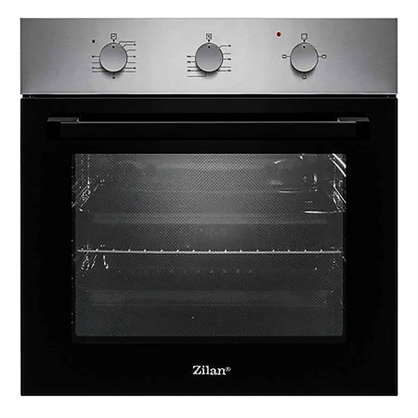 Pachet cuptor electric incorporabil 70L inox + plita gaz incorporabila + hota inox 2 motoare