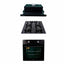 Pachet cuptor electric incorporabil 51L negru + plita gaz incorporabila + hota incorporabila 140W