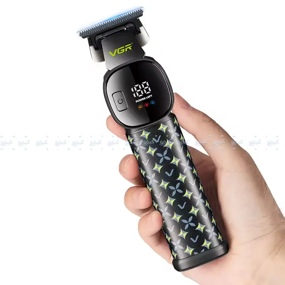 Trimmer VGR V-185 AFA, cu afișaj digital și funcție Turbo – imagine 2