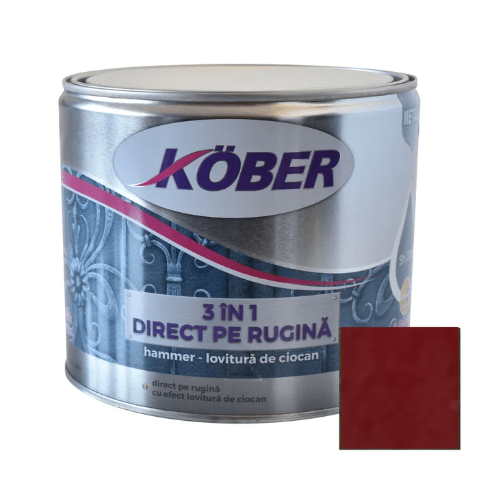 Email 3in1 direct pe rugina, hammer, 2.5L, rosu bordeaux