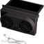 Ventilator pentru geam auto, încărcare solară portabilă, design ușor de instalat, rezistent, reduce căldura, promovează fluxul de aer, ventilator de evacuare cu economie de energie, negru