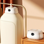 Uscator haine portabil, capacitate 10KG, putere 600W, uscare rapida, UV, timer, telecomanda, compact, bej