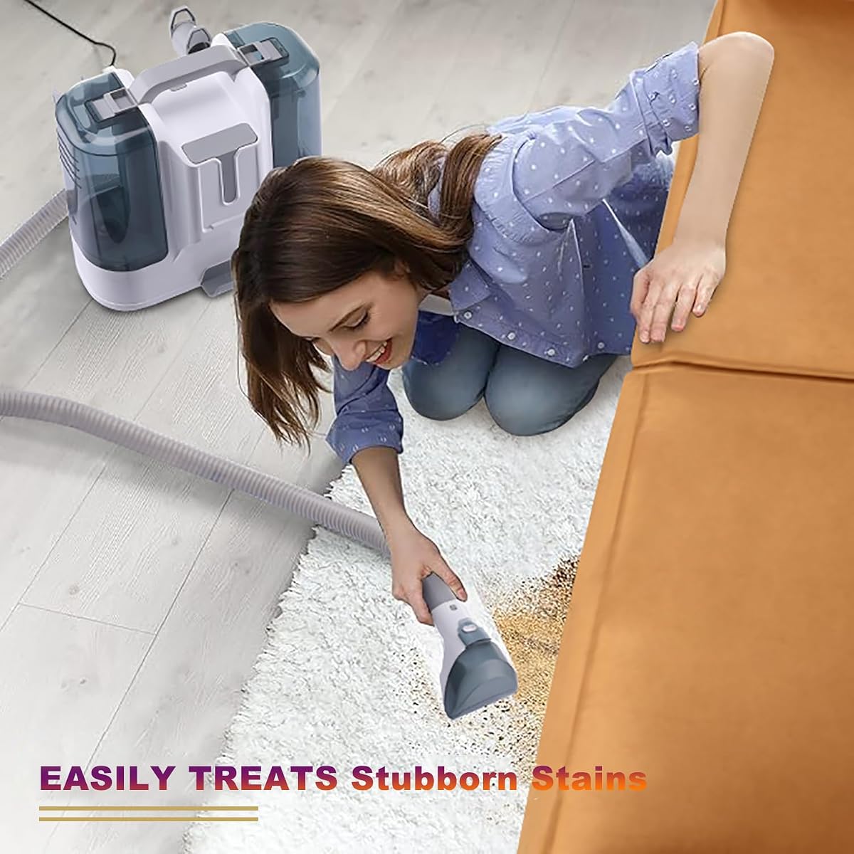 Aparat pentru curățarea tapițeriei Fabric Cleaner Spot, cu furtun flexibil – imagine 4
