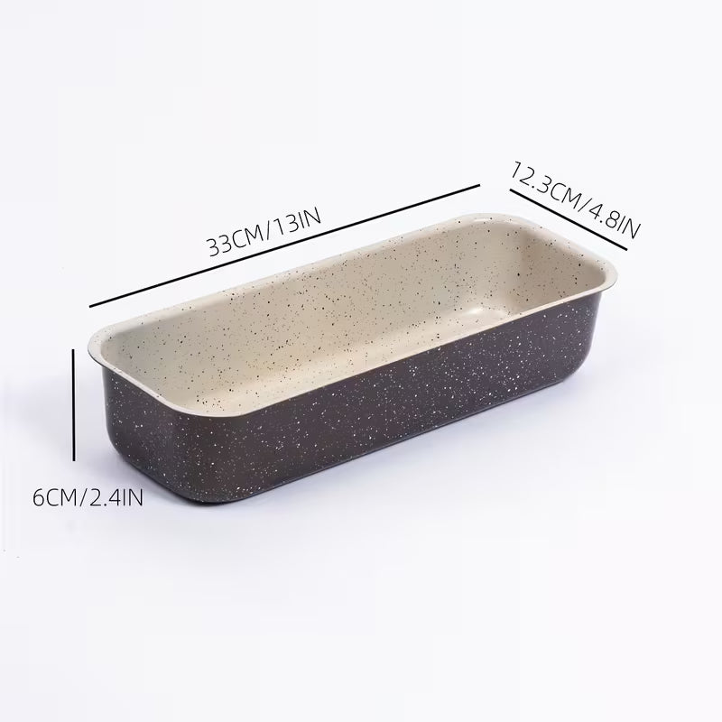 Tava cozonac si paine 33x12 cm cu strat granit antiaderent, otel carbon