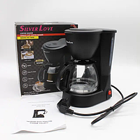 Cafetieră cu filtru Silver Love WJ-9008, 650 W, 0,6 l – imagine 3
