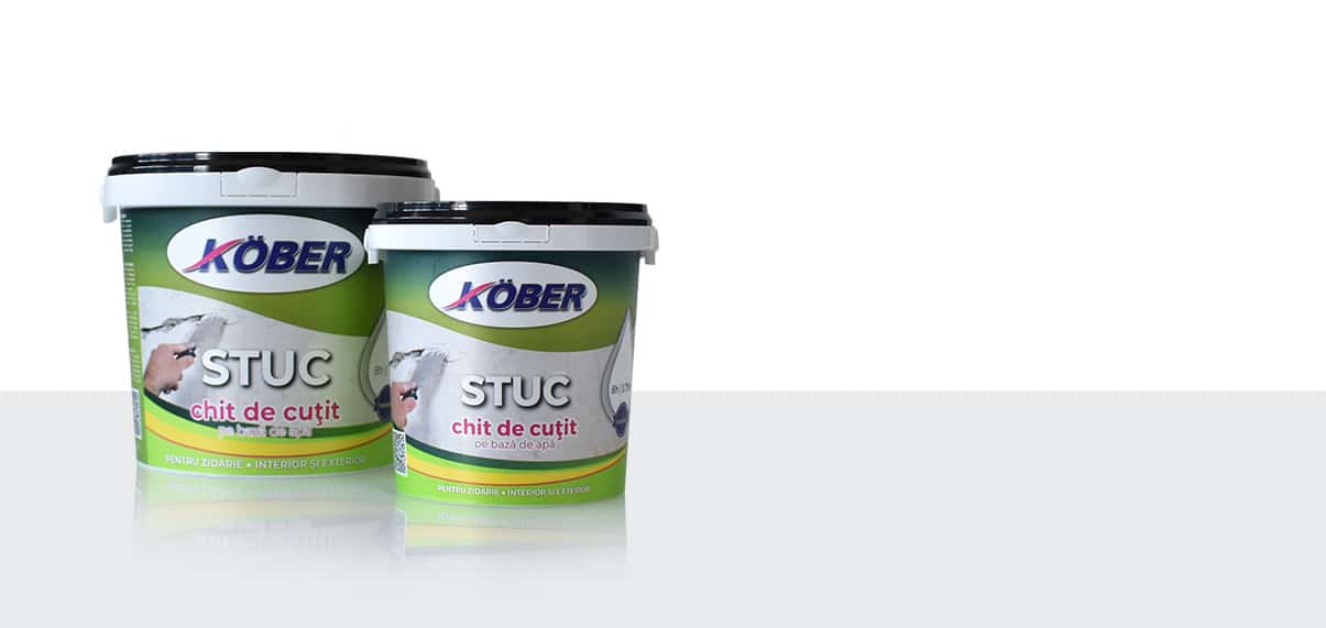 Chit stuc de cutit alb, 1.5kg, pentru interior si exterior
