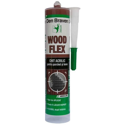 Chit acrilic parchet 280 ml nuanta wenge pentru rosturi lemn