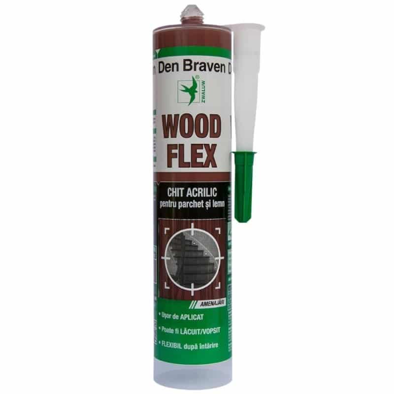 Chit acrilic pentru parchet 280 ml, nuanta fag, Woodflex