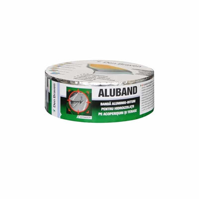 Banda aluminiu 5 cm latime x 10 m lungime pentru etansare si protectie