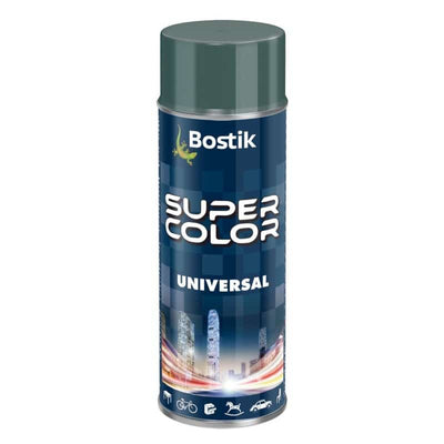 Spray vopsea universal 400 ml, gri metal RAL 7011, acoperire uniforma si uscare rapida