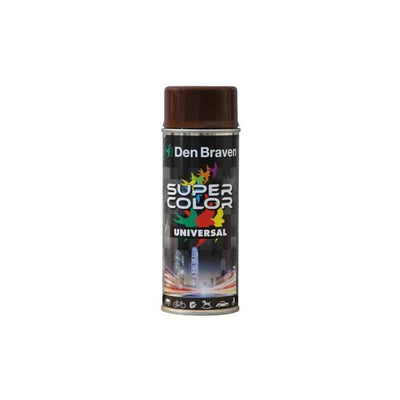 Spray vopsea universal 400 ml, maro inchis RAL 8011, acoperire uniforma