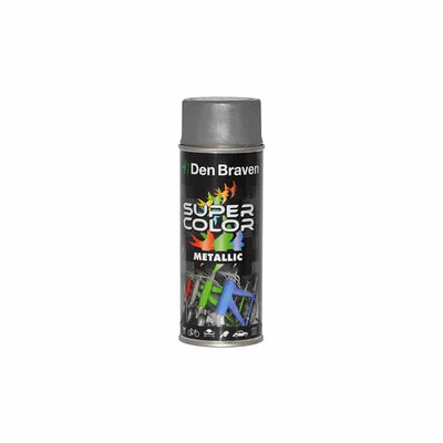 Spray vopsea cu finisaj metalic inox, 400ml, uscare rapida si aplicare precisa